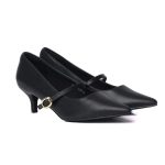 Black Mary Jane Heels