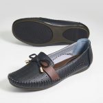 Black Bow Comfort Flats